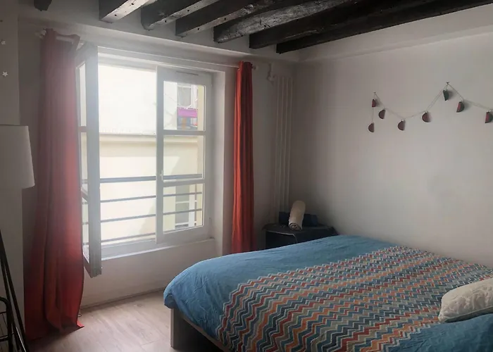 Chambres privées dans grand T4-Paris plein-centre